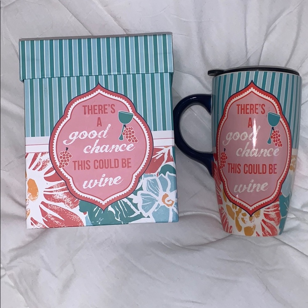 Brand new travel mug